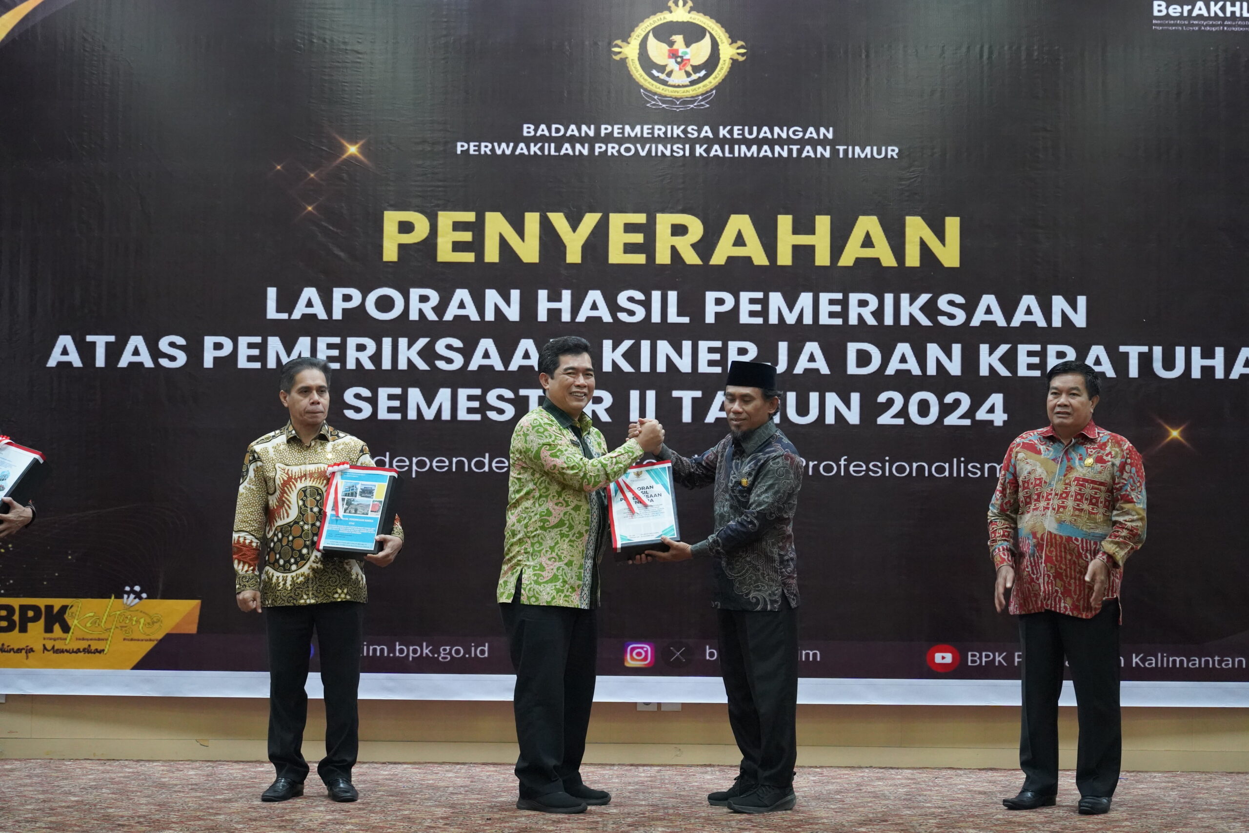 Penyerahan Lhp Kinerja Dan Kepatuhan Semester Ii Ta Bpk Ri